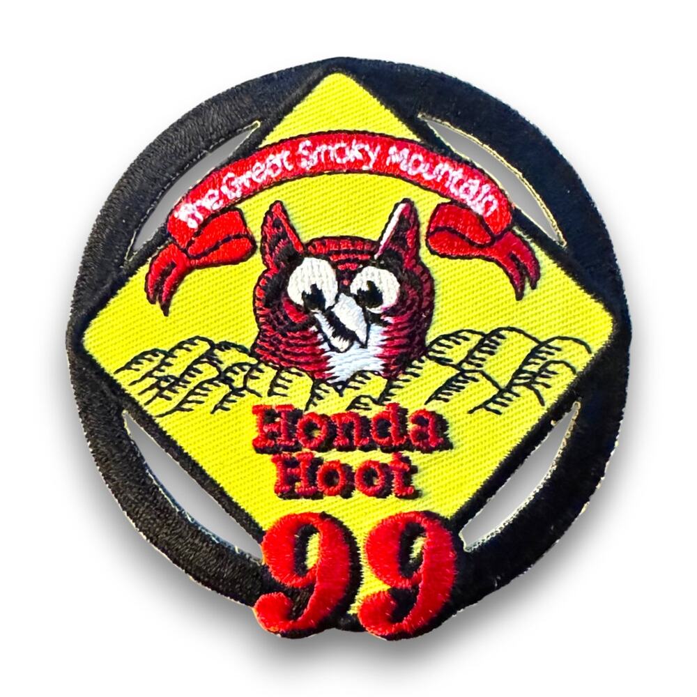 Vintage 1999 Honda Hoot Great Smoky Mountains Motorcycle Rally Patch